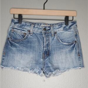 Free people  button fly cut off short